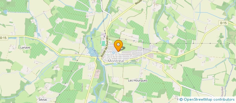 localisation de l'entreprise MADAME SOLANGE DULUC  FOURCES