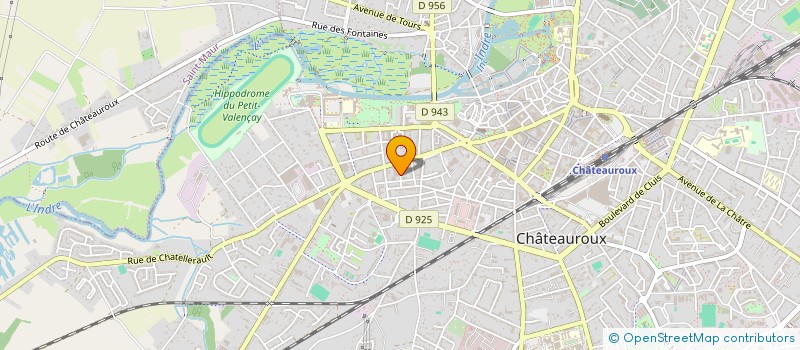 localisation de l'entreprise MADAME SOLANGE DUPEUX à CHATEAUROUX