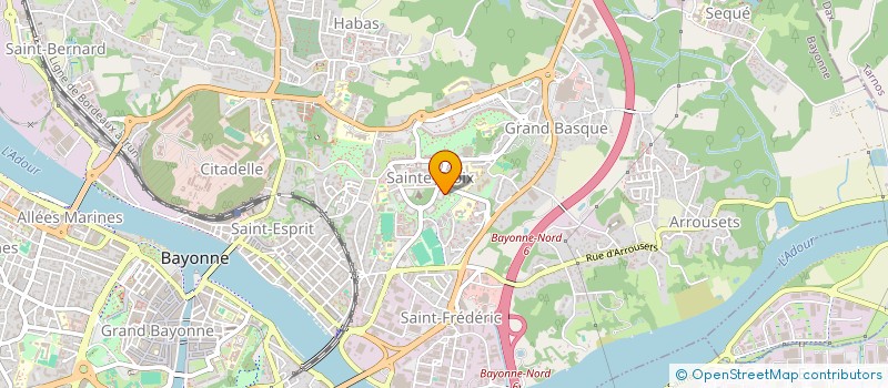 localisation de l'entreprise MADAME SOLANGE ETCHENAGUCIA  BAYONNE