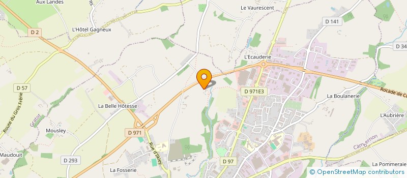 localisation de l'entreprise MADAME SOLANGE FALAISE à SAINT-SAUVEUR-VILLAGES