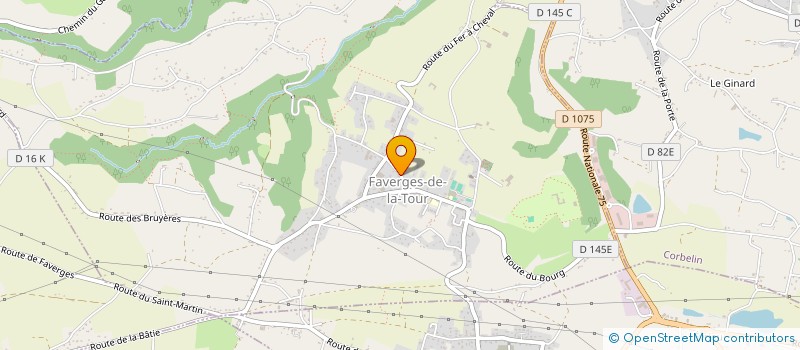 localisation de l'entreprise MADAME SOLANGE FARJA  FAVERGES-DE-LA-TOUR