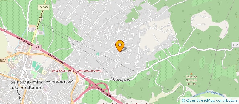 localisation de l'entreprise MADAME SOLANGE FAURITE à SAINT-MAXIMIN-LA-SAINTE-BAUME