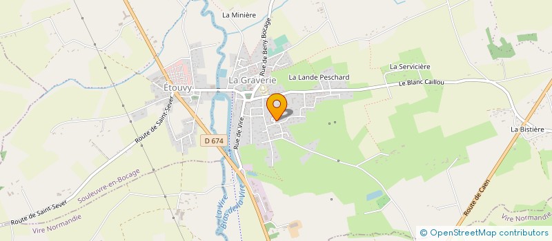 localisation de l'entreprise MADAME SOLANGE FONTAINE  SOULEUVRE EN BOCAGE