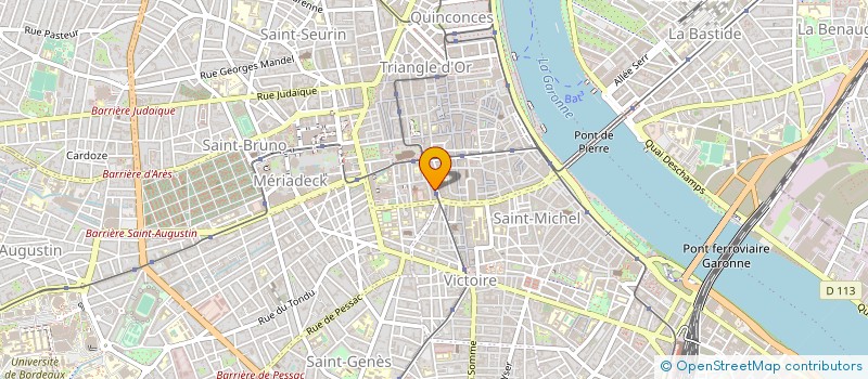 localisation de l'entreprise MADAME SOLANGE FRANCOIS à BORDEAUX
