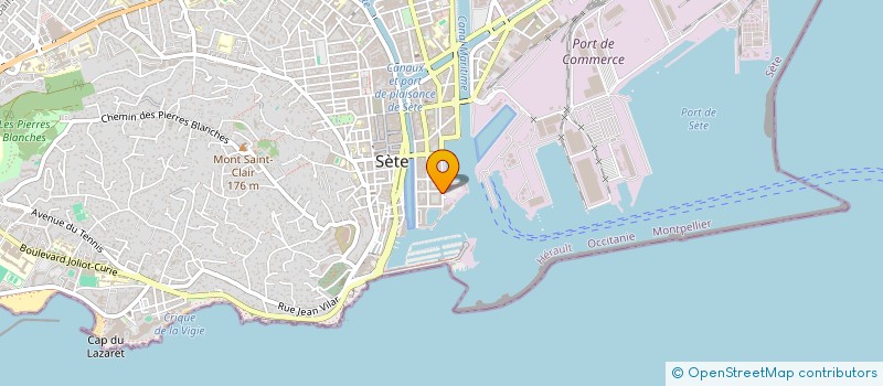 localisation de l'entreprise MADAME SOLANGE FRIESS  SETE