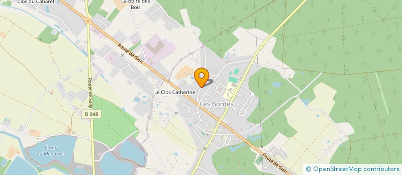 localisation de l'entreprise MADAME SOLANGE FUHRMANN à LES BORDES
