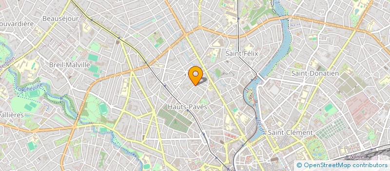 localisation de l'entreprise MADAME SOLANGE GARY à NANTES