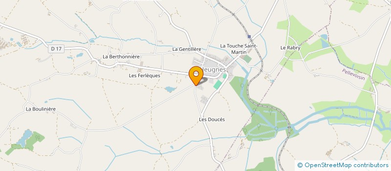 localisation de l'entreprise MADAME SOLANGE GAUGRIS à PELLEVOISIN