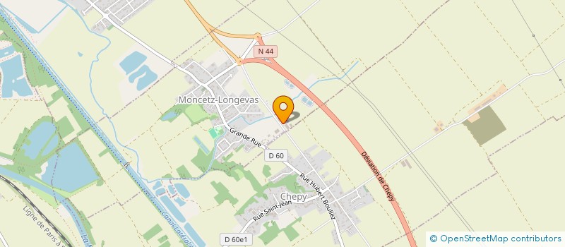 localisation de l'entreprise MADAME SOLANGE GENAUX  MONCETZ-LONGEVAS