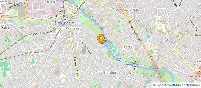localisation de l'entreprise MADAME SOLANGE GENIN à REZE