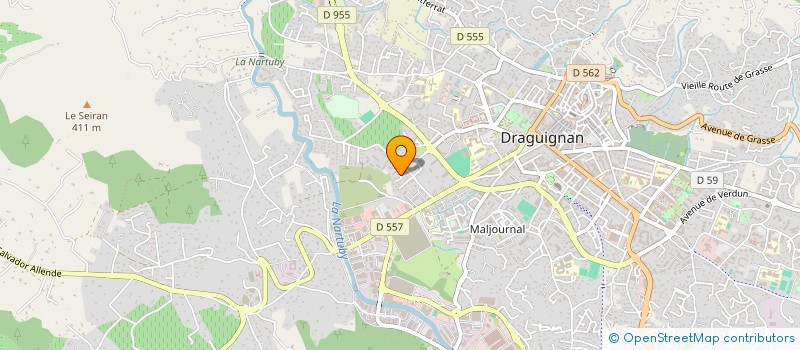 localisation de l'entreprise MADAME SOLANGE GERVASONI  DRAGUIGNAN