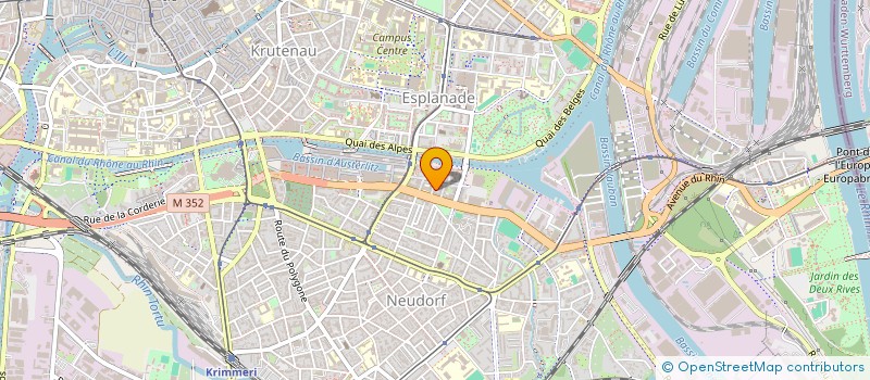 localisation de l'entreprise MADAME SOLANGE GEYER à STRASBOURG