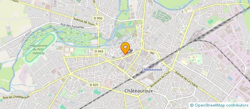 localisation de l'entreprise MADAME SOLANGE GLAUDIO à CHATEAUROUX