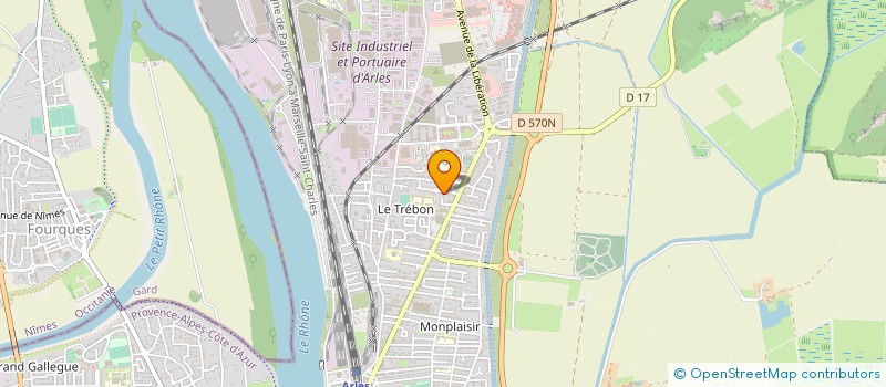 localisation de l'entreprise MADAME SOLANGE GOMBERT  ARLES