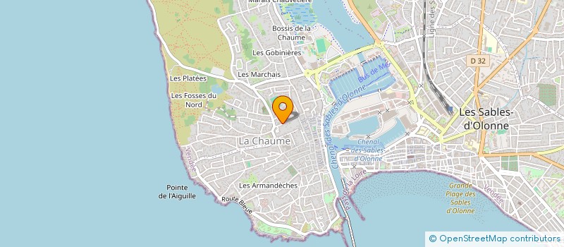 localisation de l'entreprise MADAME SOLANGE GREAU à LES SABLES D'OLONNE