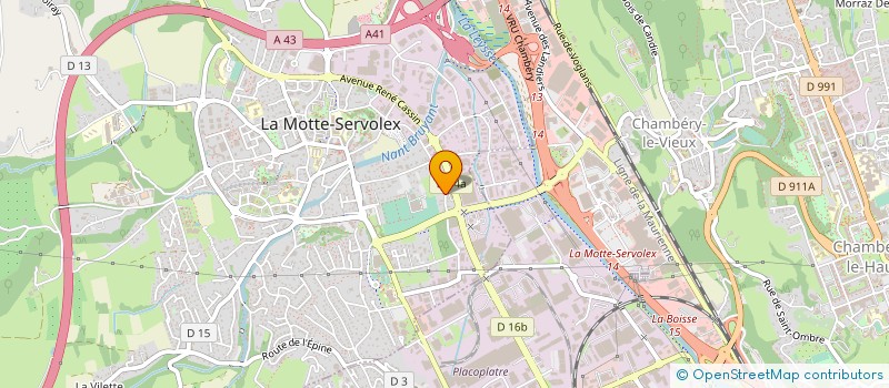 localisation de l'entreprise MADAME SOLANGE GROPPOSO  LA MOTTE-SERVOLEX