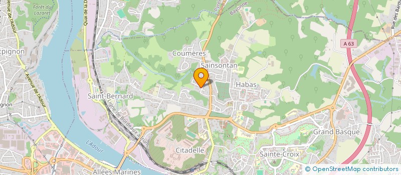 localisation de l'entreprise MADAME SOLANGE HENAUT à BAYONNE