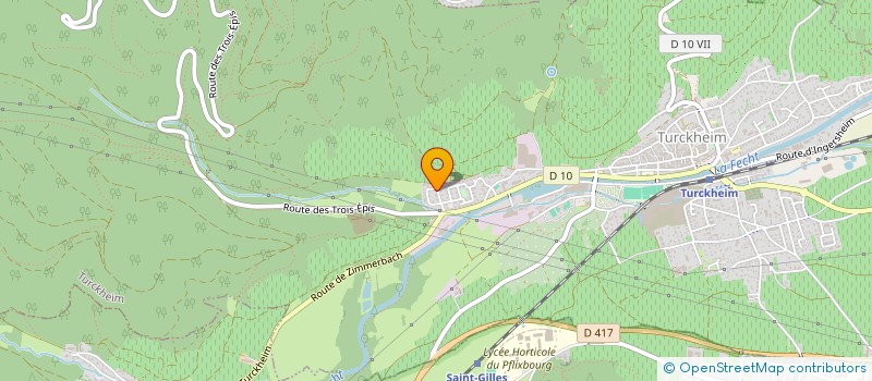 localisation de l'entreprise MADAME SOLANGE HUMBRECHT  TURCKHEIM