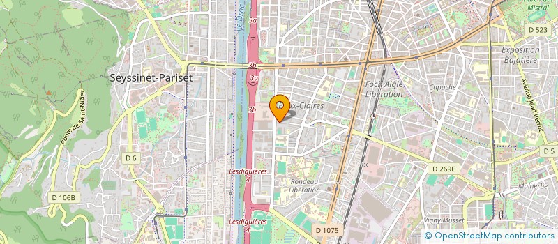 localisation de l'entreprise MADAME SOLANGE JALABERT  GRENOBLE