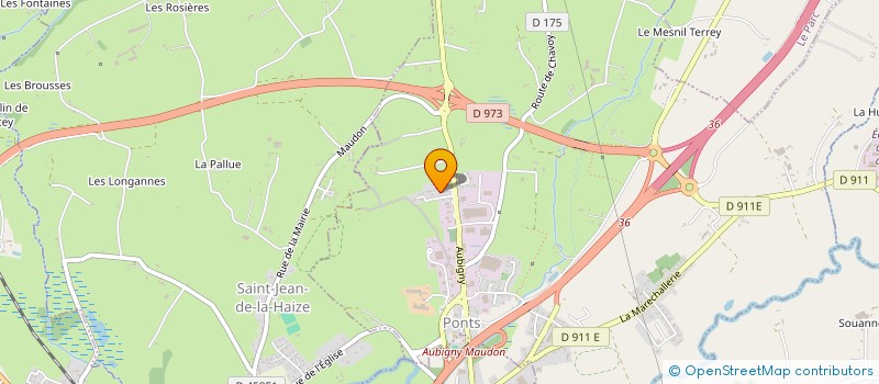 localisation de l'entreprise MADAME SOLANGE JANOT  PONTS