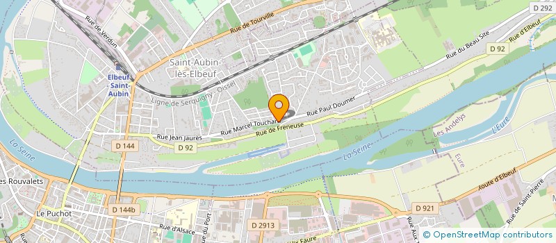 localisation de l'entreprise MADAME SOLANGE JOLIVET  SAINT-AUBIN-LES-ELBEUF