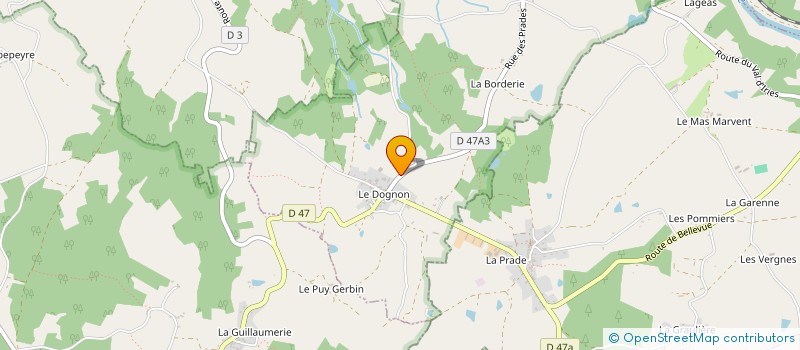 localisation de l'entreprise MADAME SOLANGE LAFORET  SAINTE-MARIE-DE-VAUX