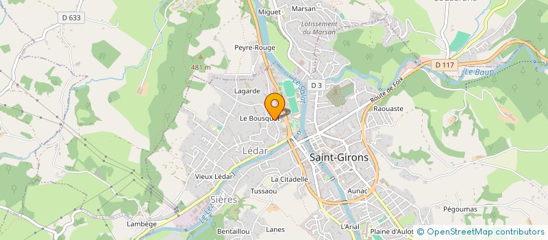 localisation de l'entreprise MADAME SOLANGE LAGARDE à SAINT-GIRONS