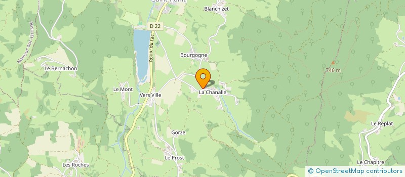 localisation de l'entreprise MADAME SOLANGE LAGUETTE  SAINT-LEGER-SOUS-LA-BUSSIERE