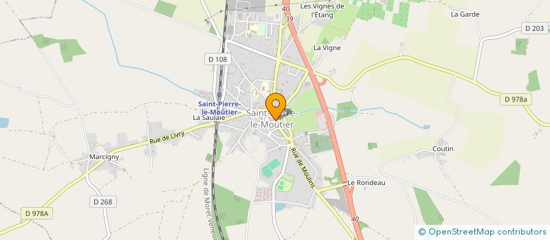 localisation de l'entreprise MADAME SOLANGE LAMY à SAINT-PIERRE-LE-MOUTIER