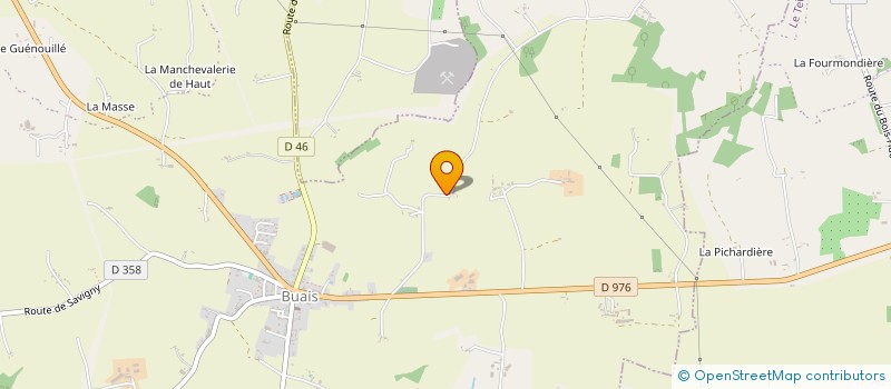 localisation de l'entreprise MADAME SOLANGE LANDAIS  BUAIS-LES-MONTS