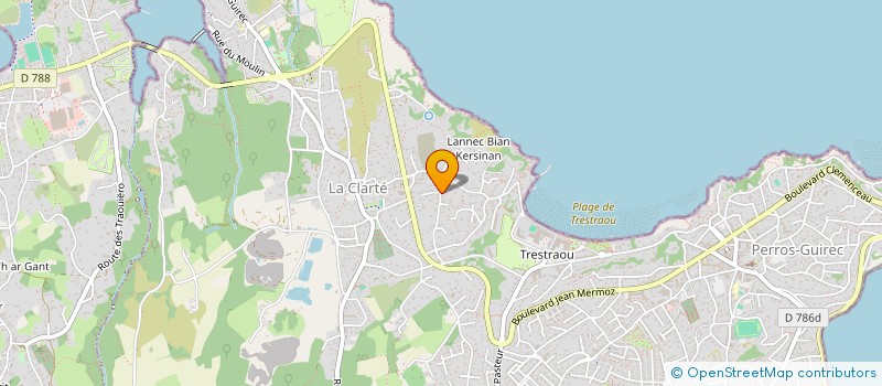 localisation de l'entreprise MADAME SOLANGE LE CHEQUER à PERROS-GUIREC