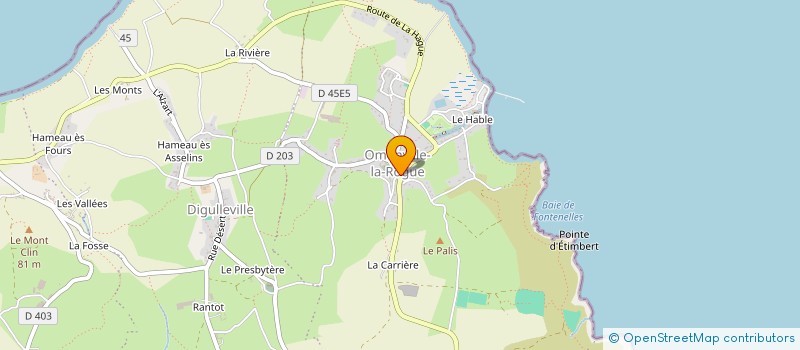 localisation de l'entreprise MADAME SOLANGE LENEPVEU  LA HAGUE