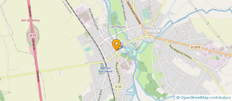 localisation de l'entreprise MADAME SOLANGE LEPAIN  MEHUN-SUR-YEVRE