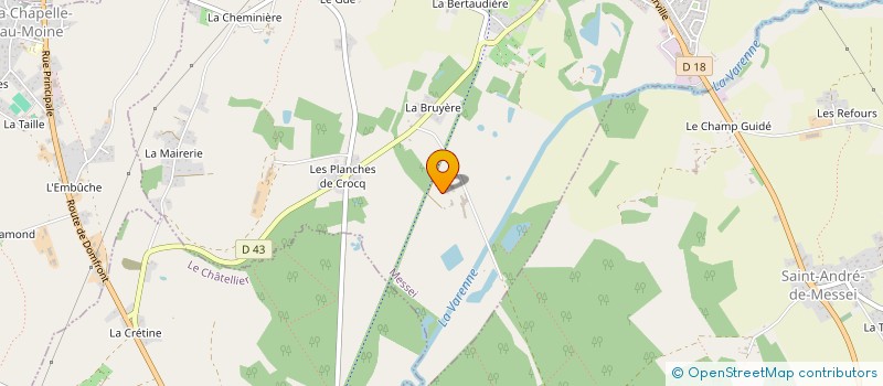 localisation de l'entreprise MADAME SOLANGE LEVANNIER à MESSEI