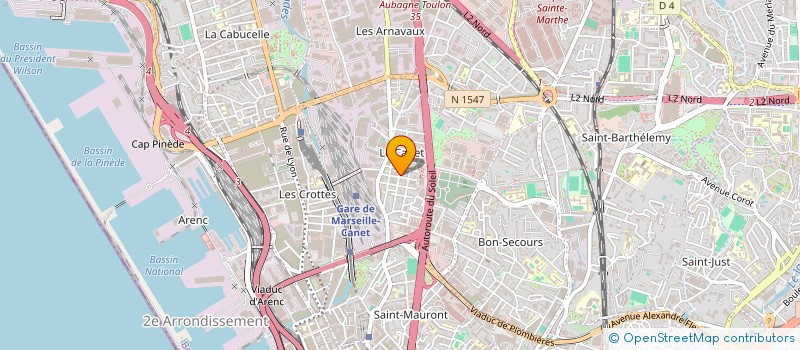 localisation de l'entreprise MADAME SOLANGE LOPEZ à MARSEILLE