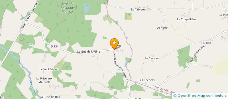 localisation de l'entreprise MADAME SOLANGE LOSSENDIERE à SAINT-GEORGES-DE-ROUELLEY
