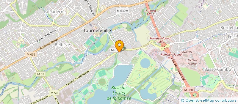 localisation de l'entreprise MADAME SOLANGE LOUBET à TOURNEFEUILLE