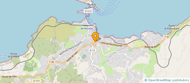 localisation de l'entreprise MADAME SOLANGE LUCCHESI à L'ILE-ROUSSE