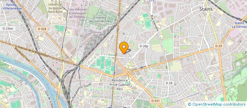 localisation de l'entreprise MADAME SOLANGE LUFUANITU MATUBA à PIERREFITTE-SUR-SEINE