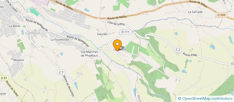 localisation de l'entreprise MADAME SOLANGE MAGNA  LE SEQUESTRE