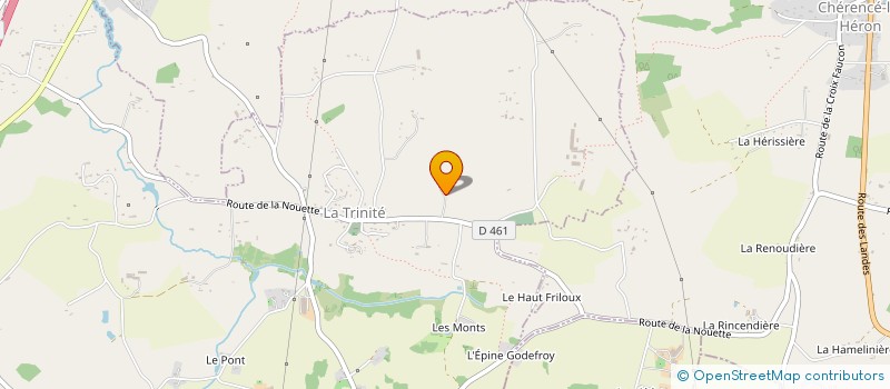 localisation de l'entreprise MADAME SOLANGE MALZARD  LA TRINITE