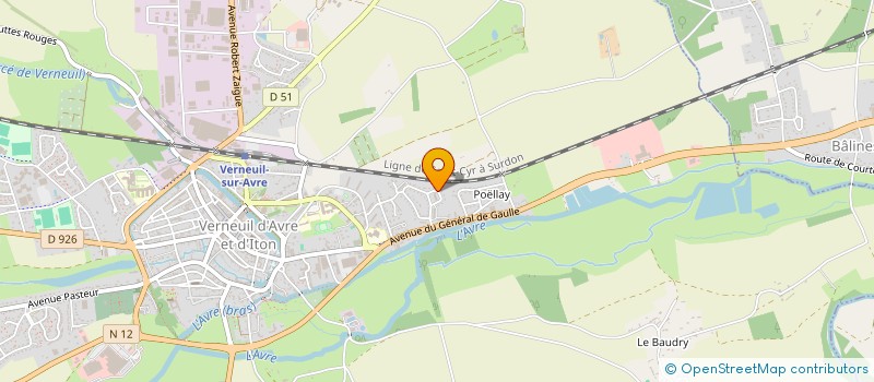 localisation de l'entreprise MADAME SOLANGE MAMORY  VERNEUIL D'AVRE ET D'ITON