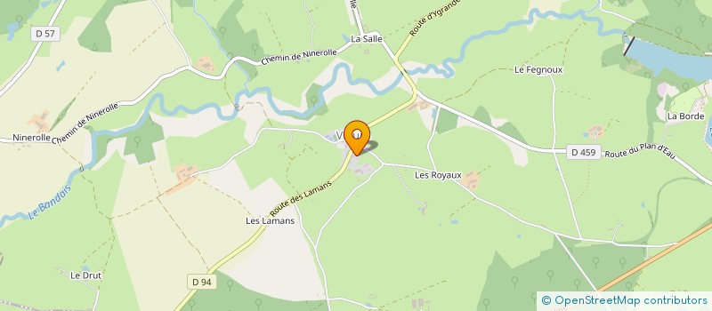 localisation de l'entreprise MADAME SOLANGE MANODRITTA  VIEURE