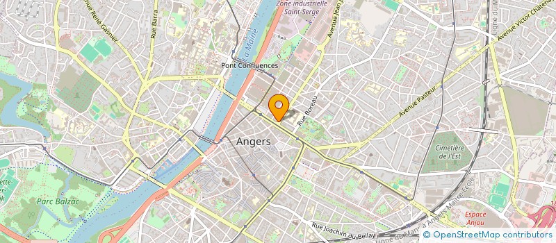 localisation de l'entreprise MADAME SOLANGE MARECHAL à ANGERS