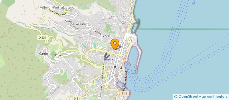 localisation de l'entreprise MADAME SOLANGE MARFISI à BASTIA
