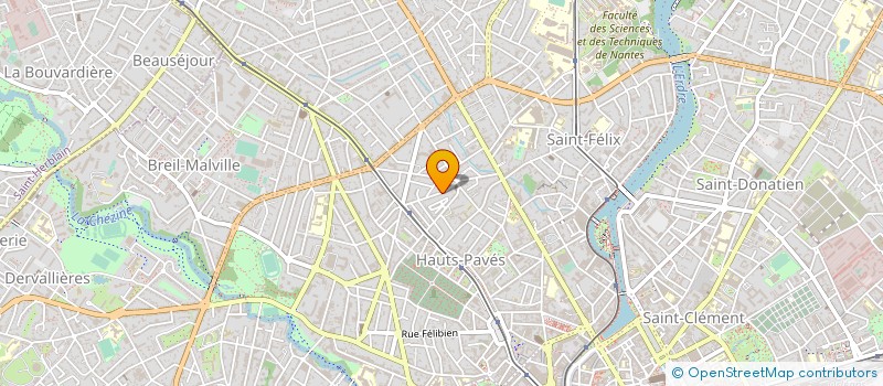 localisation de l'entreprise MADAME SOLANGE MARIBE à NANTES