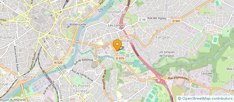 localisation de l'entreprise MADAME SOLANGE MARTIN à LIMOGES