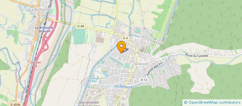 localisation de l'entreprise MADAME SOLANGE MARTZ à ORAISON