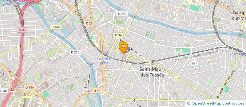 localisation de l'entreprise MADAME SOLANGE MATRICALI à SAINT-MAUR-DES-FOSSES