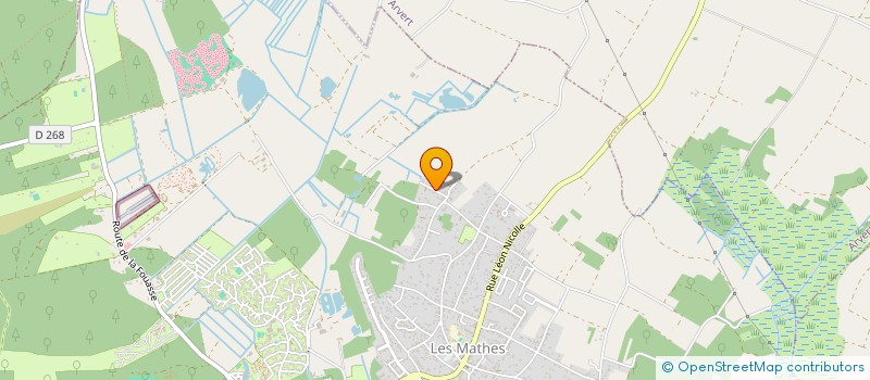 localisation de l'entreprise MADAME SOLANGE MBONG KOSIE  LES MATHES